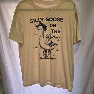 Amazon Cream Silly Goose Graphic Tee